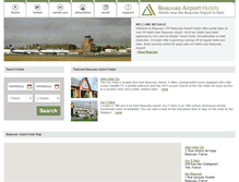 Tablet Screenshot of beauvaisairporthotels.com